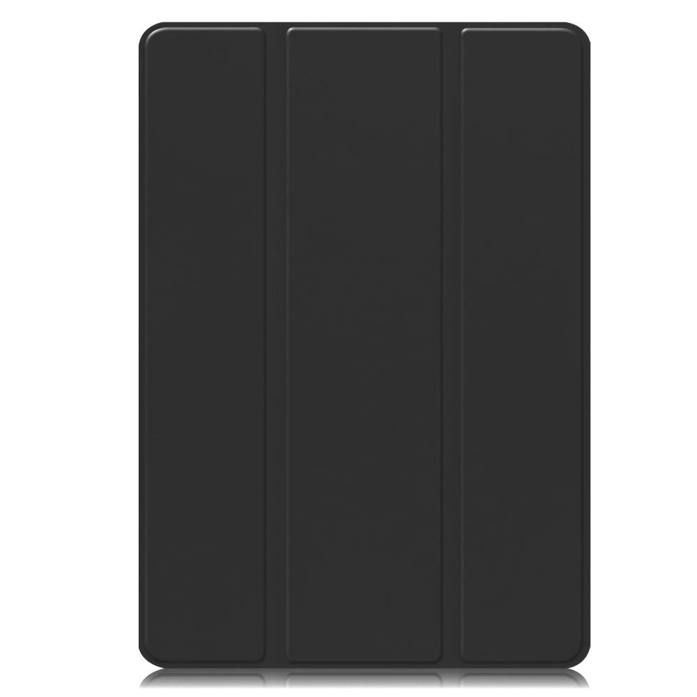 Samsung Galaxy Tab S9+ (Plus) Magnetisk Tri-Fold Skinn Deksel m. Stativfunksjon - Svart