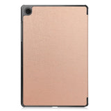 Samsung Galaxy Tab A9 Tri-Fold Skinn Deksel m. Stativfunksjon - Rose Gold