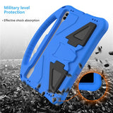 EIDERWOOD Samsung Galaxy Tab S9 / S8 / S7 Barnevennlig Deksel m. Håndtak & Ståfunksjon - Blå