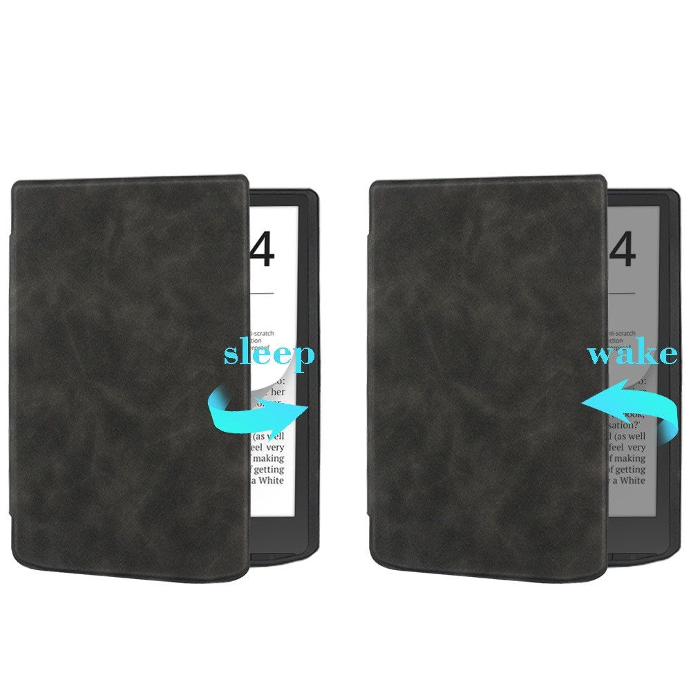 PocketBook InkPad 4 Flip Deksel m. Sleep-Funksjon - Svart