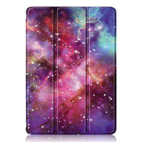 Samsung Tab S9 Tri-Fold Deksel i Kunstskinn med Penneholder - Gjennomsiktig / Galaxy