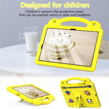 EIDERWOOD Samsung Galaxy Tab S11 / S10 Lite / S10 FE / S9 FE / S9 / S8 / S7 Barnedeksel med Stativ & Håndholder - Gul