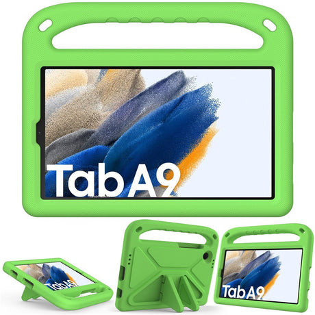 EIDERWOOD Samsung Galaxy Tab A11 / A9  Barnedeksel m. Kickstand - Grønn