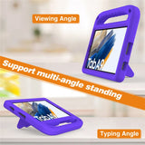 EIDERWOOD Samsung Galaxy Tab A11 / A9  Barnedeksel m. Kickstand - Lilla