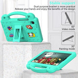 EIDERWOOD Samsung Galaxy Tab A11 / A9  Barnedeksel m. Kickstand - Grønn