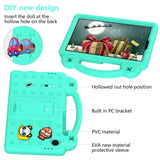 EIDERWOOD Samsung Galaxy Tab A11 / A9  Barnedeksel m. Kickstand - Grønn