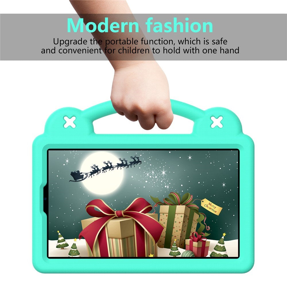 EIDERWOOD Samsung Galaxy Tab A11 / A9  Barnedeksel m. Kickstand - Grønn