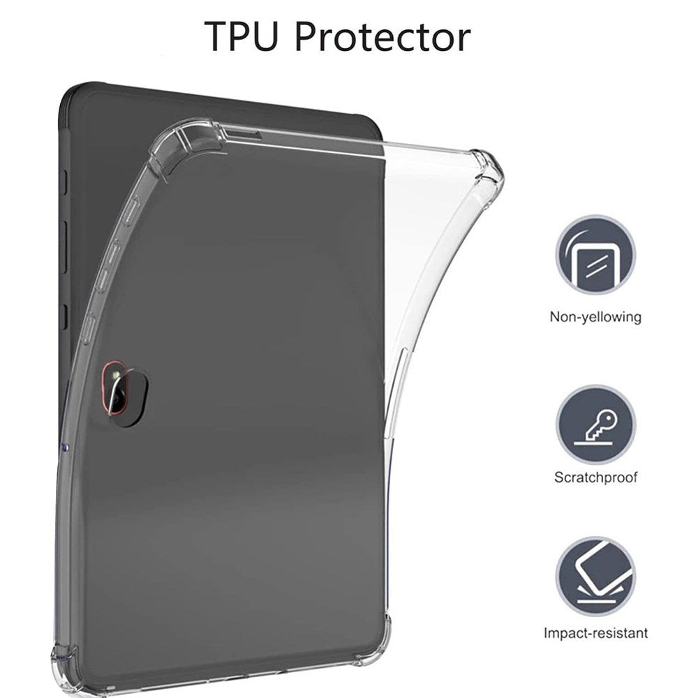 Samsung Galaxy Tab Active Pro / 4 Pro / 5 Pro EIDERWOOD Fleksibelt Plast Deksel - Gjennomsiktig