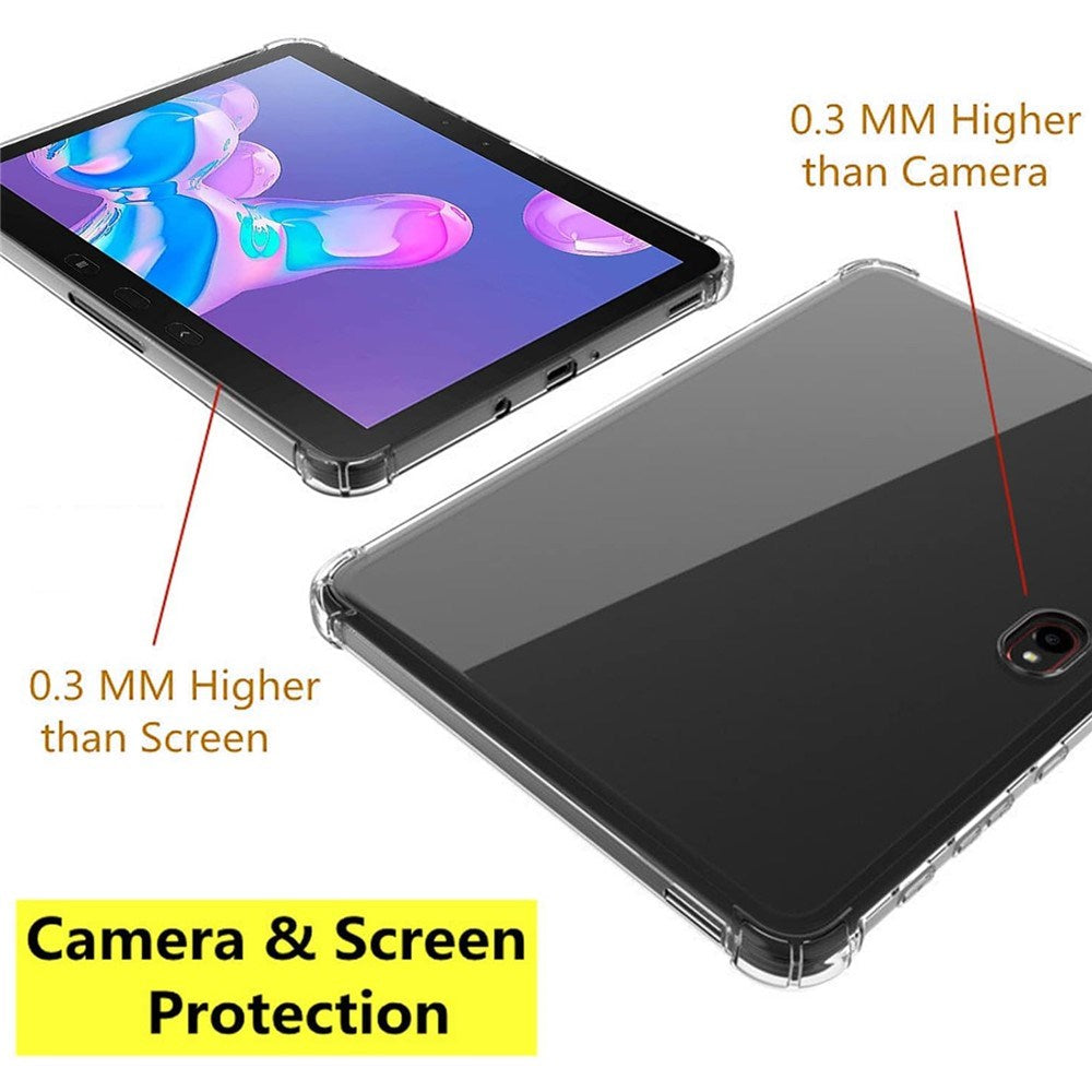 Samsung Galaxy Tab Active Pro / 4 Pro / 5 Pro EIDERWOOD Fleksibelt Plast Deksel - Gjennomsiktig