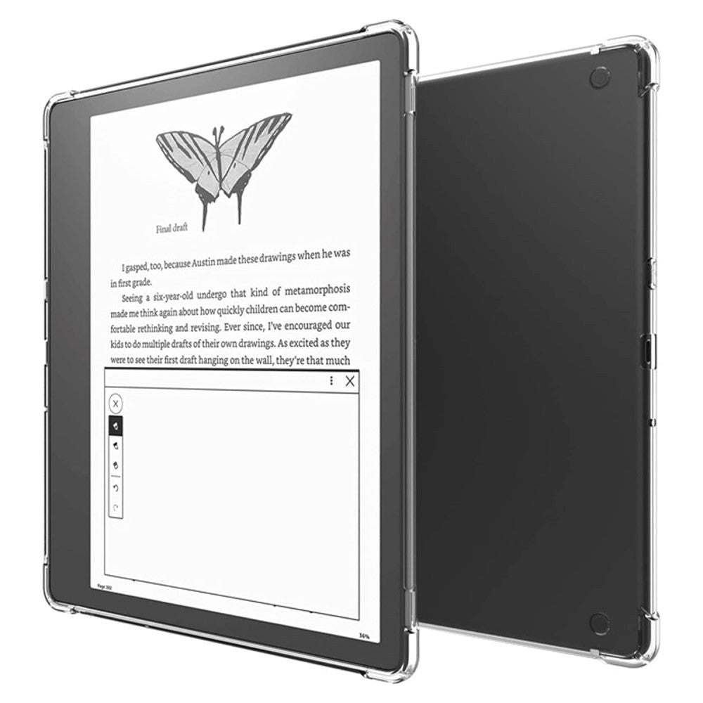 Amazon Kindle Scribe 11th Generation (2022) Fleksibelt TPU Plast Deksel - Gjennomsiktig