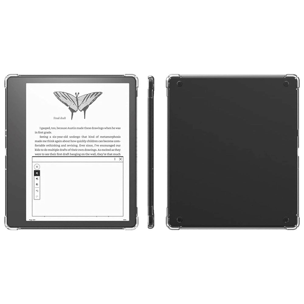 Amazon Kindle Scribe 11th Generation (2022) Fleksibelt TPU Plast Deksel - Gjennomsiktig