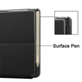 EIDERWOOD Microsoft Surface Go 4 Kunstskinn Flip Deksel - Svart