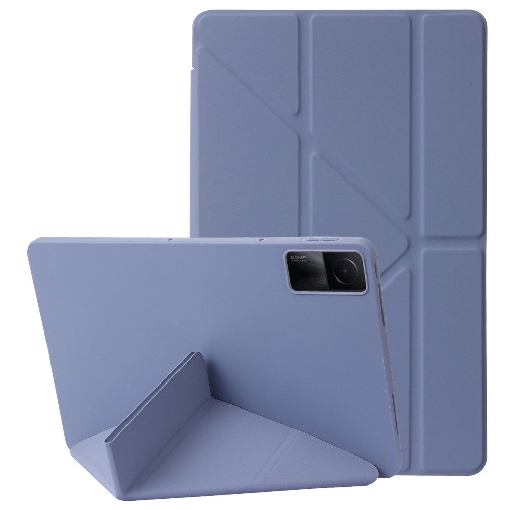 EIDERWOOD Xiaomi Redmi Pad SE Deksel - Fleksibel Origami Deksel - Lilla