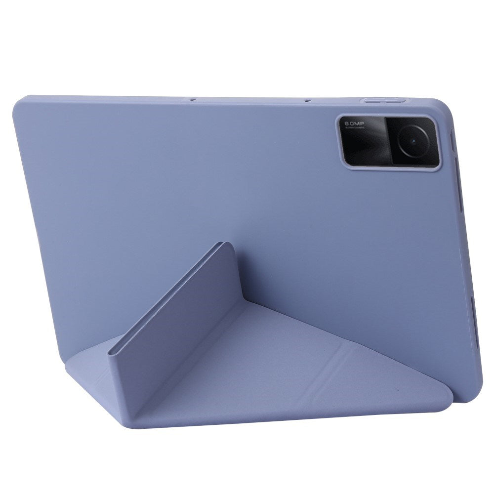 EIDERWOOD Xiaomi Redmi Pad SE Deksel - Fleksibel Origami Deksel - Lilla