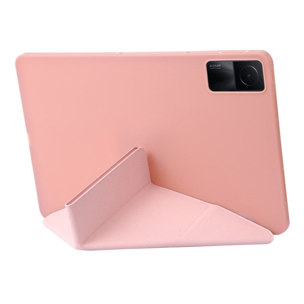 EIDERWOOD Xiaomi Redmi Pad SE Deksel - Fleksibel Origami Deksel - Rose Gold