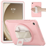 Samsung Galaxy Tab A9+ (Plus) Håndverker Deksel m. Håndholder & Kickstand - Rosa