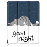 OnePlus Pad Go Kunstskinn Flip Deksel m. Tri-fold Stativ & Vekkefunksjon - "Good Night"