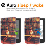 Pocketbook Verse Pro Kunstskinn Flip Deksel m. Sleep-Funksjon - Bibliotek