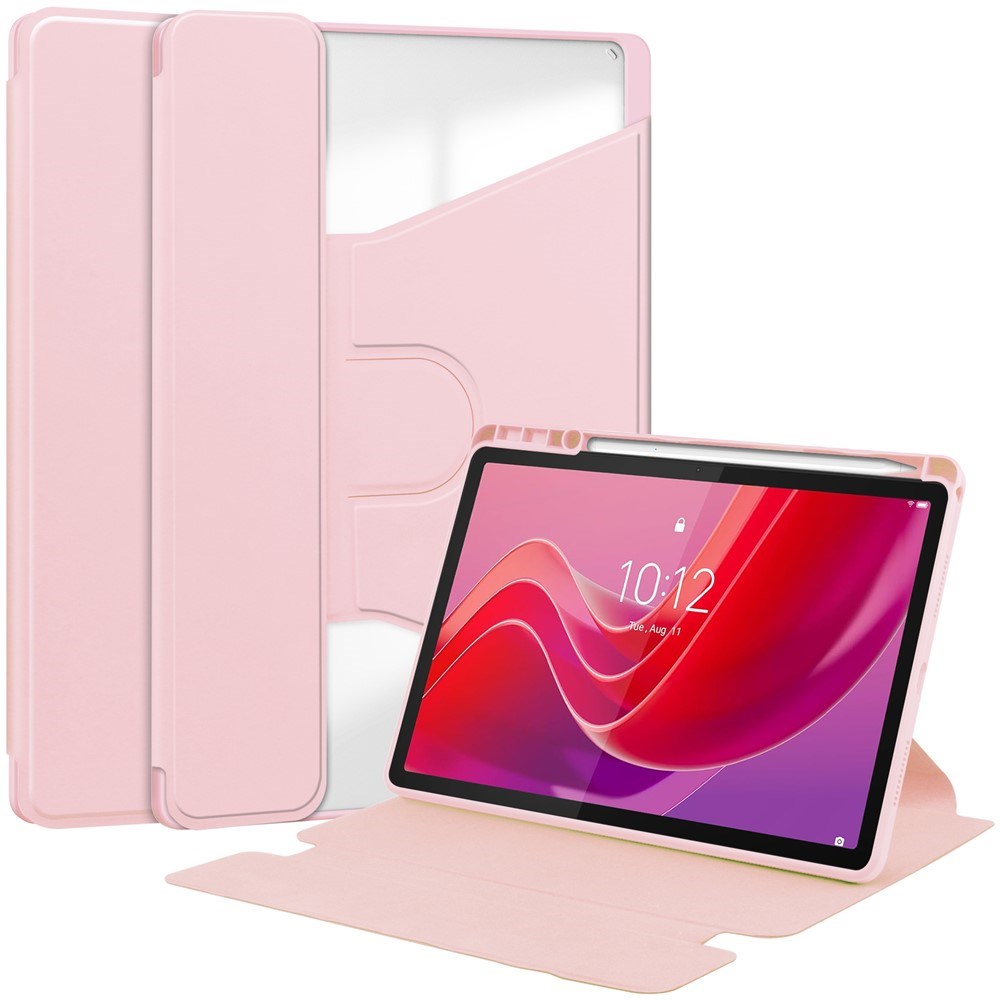 Lenovo Idea Tab 11" / Tab M11 EIDERWOOD Nettbrettdeksel med Pekepennholder – Rosa