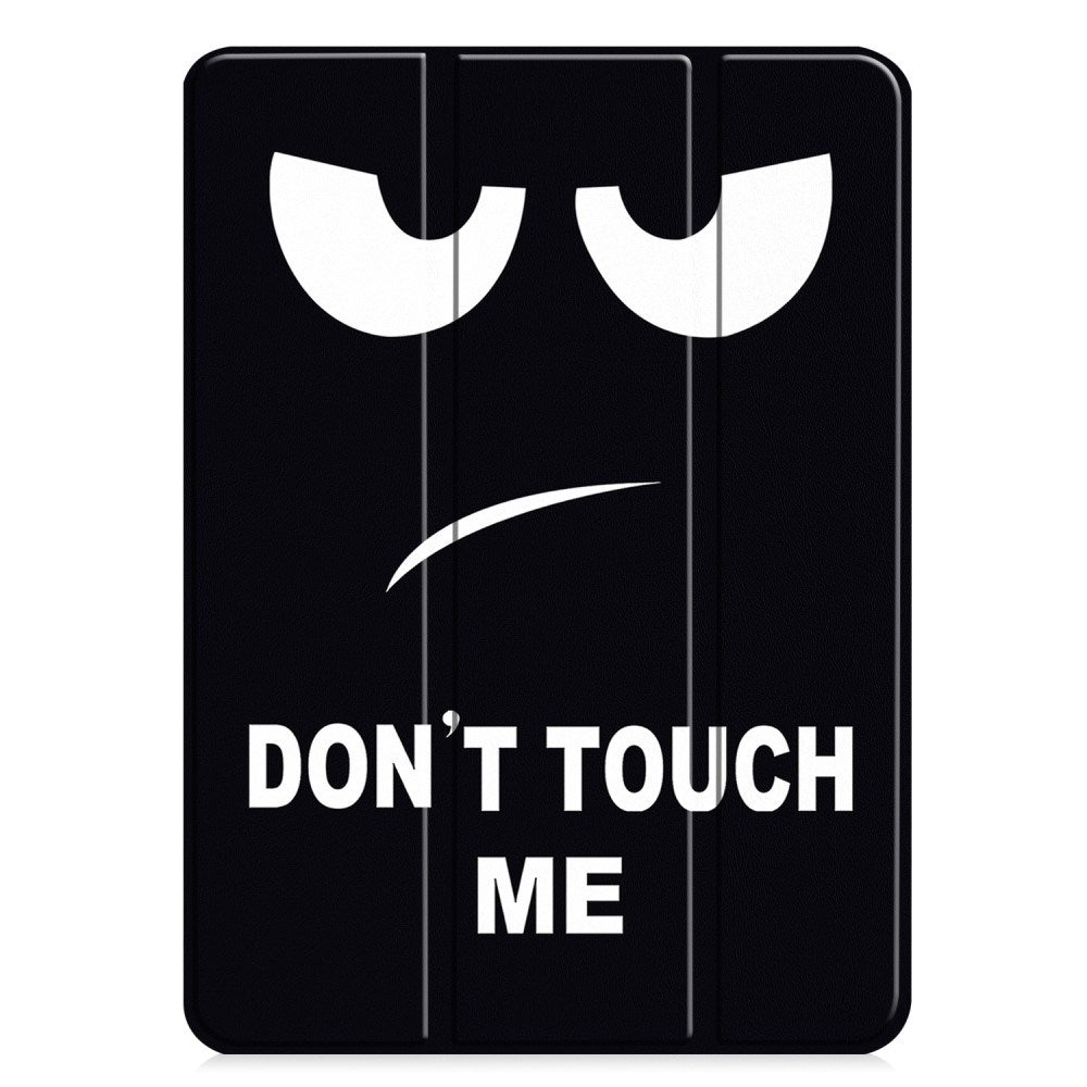 EIDERWOOD iPad Pro 11" (2024) Tri-Fold Deksel i Kunstskinn med Sleep-Funksjon - "Don't Touch Me"