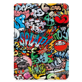 EIDERWOOD iPad Pro 11" (2024) Tri-Fold Deksel i Kunstskinn med Sleep-Funksjon - Graffiti