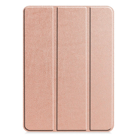 EIDERWOOD iPad Pro 11" (2024) Tri-Fold Skinn Flip Deksel - Rose Gold