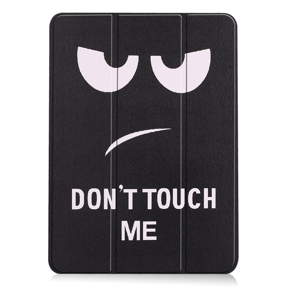 EIDERWOOD iPad Air 11" (2024) Tri-Fold Kunstskinn Flip Deksel m. Våkne / Sove Funksjon - "Don't Touch Me"