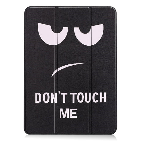 EIDERWOOD iPad Air 11" (2024) Tri-Fold Kunstskinn Flip Deksel m. Våkne / Sove Funksjon - "Don't Touch Me"