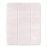 iPad Air 13" (2024) DUX DUCIS Unid Series Tri-Fold Flip Deksel - Gjennomsiktig / Pink