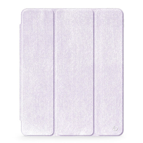 iPad Air 13" (2024) DUX DUCIS Unid Series Tri-Fold Flip Deksel - Gjennomsiktig / Lilla