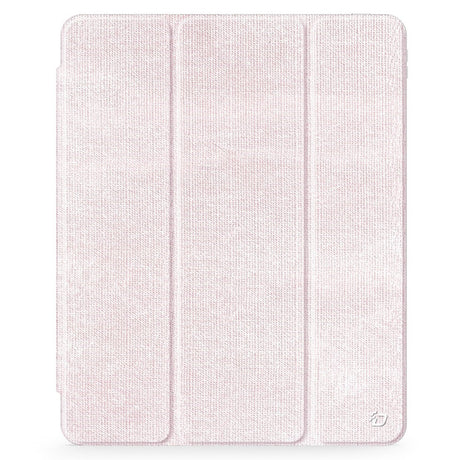 iPad Pro 13" (2024) DUX DUCIS Unid Series Tri-Fold Flip Deksel - Gjennomsiktig / Pink