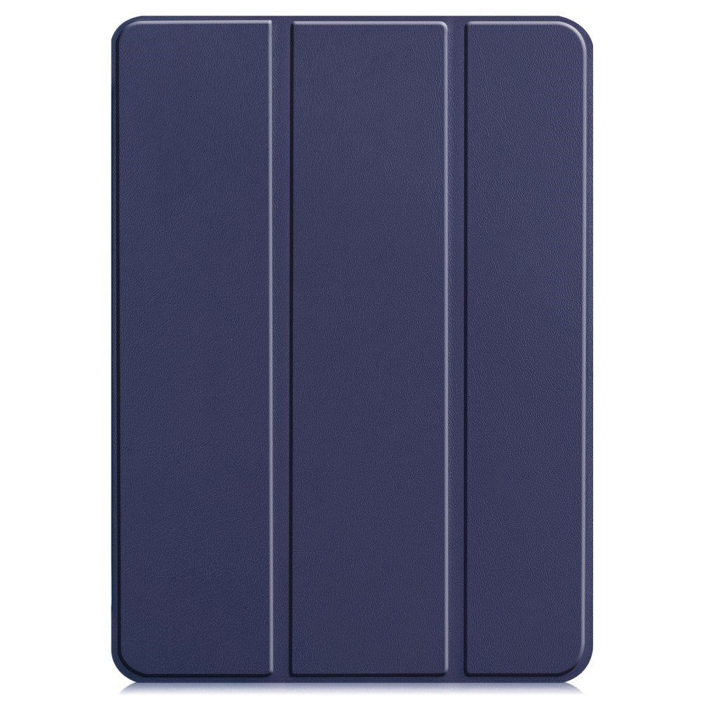 EIDERWOOD iPad Air 13" (2024) Tri-Fold Skinn Flip Deksel - Blå