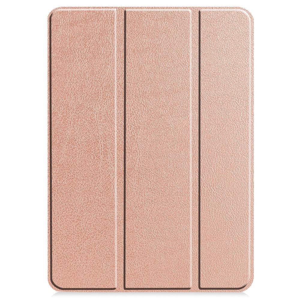 EIDERWOOD iPad Air 13" (2024) Tri-Fold Skinn Flip Deksel - Rose Gold