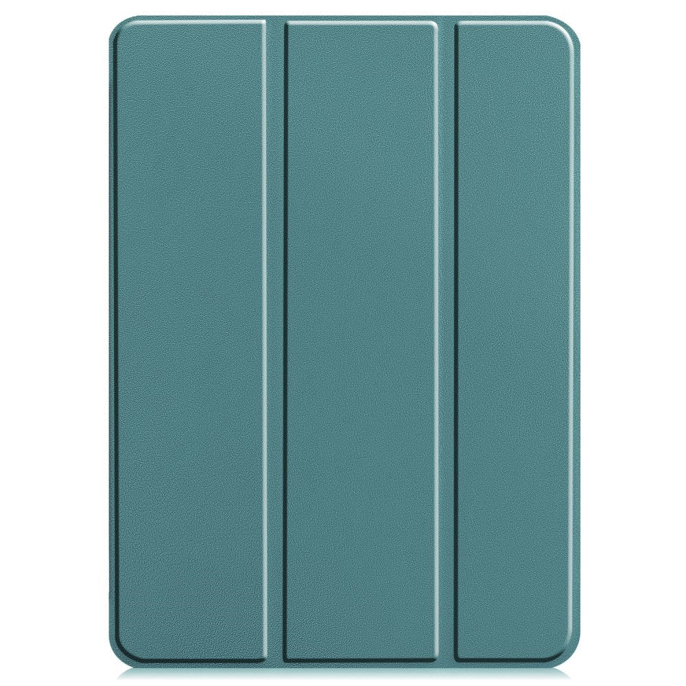 EIDERWOOD iPad Air 13" (2024) Tri-Fold Skinn Flip Deksel - Grønn