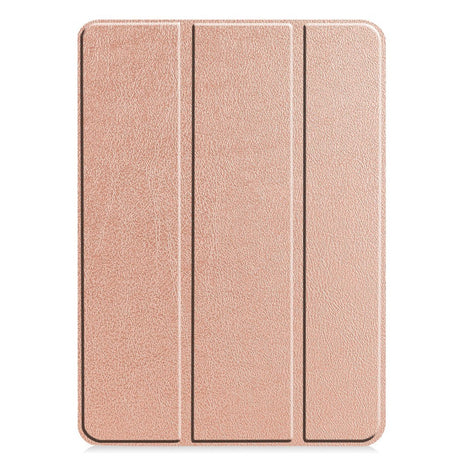 EIDERWOOD iPad Pro 13" (2024) Tri-Fold Skinn Flip Deksel - Rose Gold