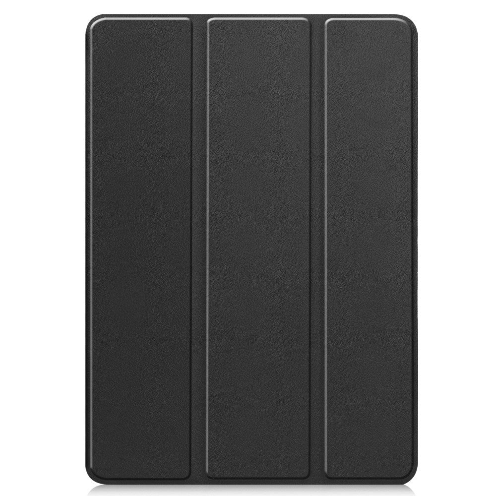 EIDERWOOD Xiaomi Redmi Pad Pro Tri-Fold Kunst Skinn Deksel med Stylus Pencil Holder - Svart