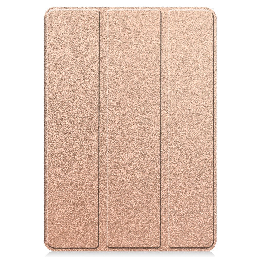 EIDERWOOD Xiaomi Redmi Pad Pro Tri-Fold Kunst Skinn Deksel med Stylus Pencil Holder - Rose Gold