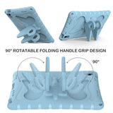 Samsung Galaxy Tab A11+ (Plus) / A9+ (Plus) EIDERWOOD Butterfly Kickstand Barnedeksel - Lys Blå