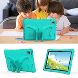 Samsung Galaxy Tab A11+ (Plus) / A9+ (Plus) EIDERWOOD Butterfly Kickstand Barnedeksel - Turkis