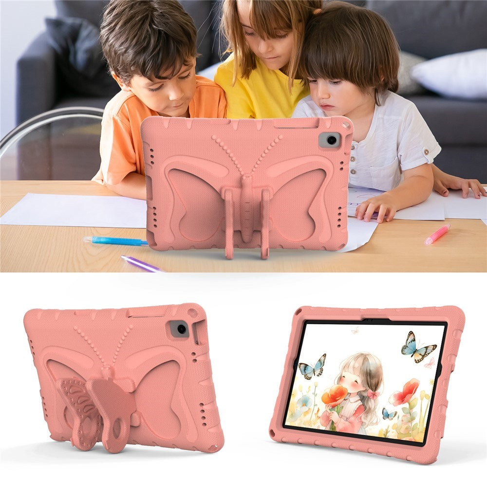 Samsung Galaxy Tab A11+ (Plus) / A9+ (Plus) EIDERWOOD Butterfly Kickstand Barnedeksel - Rosa
