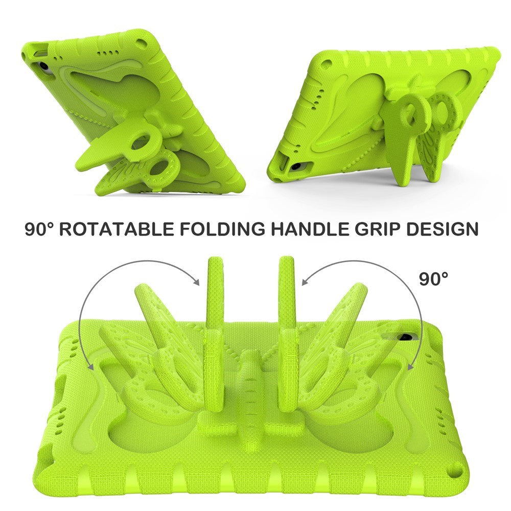 Samsung Galaxy Tab A11+ (Plus) / A9+ (Plus) EIDERWOOD Butterfly Kickstand Barnedeksel - Grønn