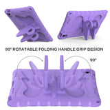 Samsung Galaxy Tab A11+ (Plus) / A9+ (Plus) EIDERWOOD Butterfly Kickstand Barnedeksel - Lilla