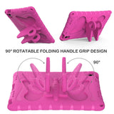 Samsung Galaxy Tab A11+ (Plus) / A9+ (Plus) EIDERWOOD Butterfly Kickstand Barnedeksel - Pink