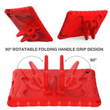 Samsung Galaxy Tab A11+ (Plus) / A9+ (Plus) EIDERWOOD Butterfly Kickstand Barnedeksel - Rød