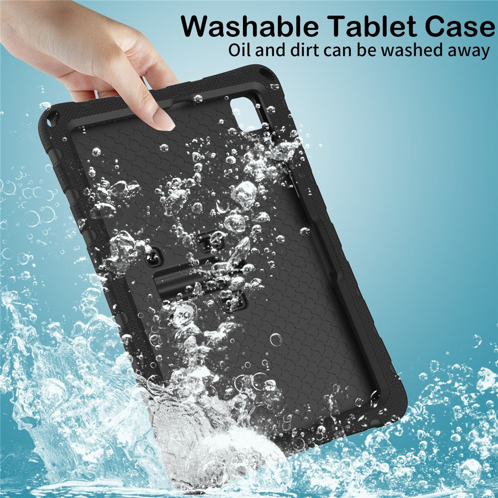 Samsung Galaxy Tab A11+ (Plus) / A9+ (Plus) EIDERWOOD Butterfly Kickstand Barnedeksel - Svart