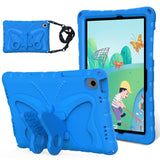 Samsung Galaxy Tab A11+ (Plus) / A9+ (Plus) EIDERWOOD Butterfly Kickstand Barnedeksel - Blå