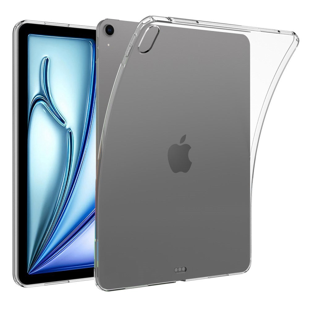 EIDERWOOD iPad Air 11" (2024) Fleksibelt TPU Plastdeksel - Gjennomsiktig