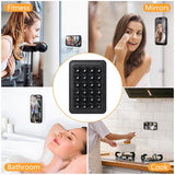 Silikon Sugekopp Mobilholder med Kunstskinn – MagSafe Kompatibel – Svart