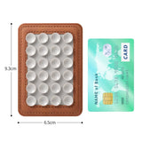 Silikon Sugekopp Mobilholder med Kunstskinn – MagSafe Kompatibel – Grønn