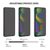 Google Pixel 9 Pro XL Privacy Herdet Beskyttelsesglass - Full Fit - Gjennomsiktig